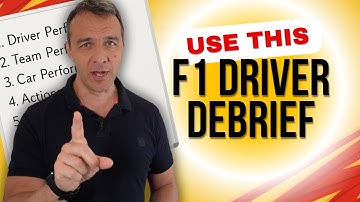 Improve Your Results with This F1 Driver Debrief Method