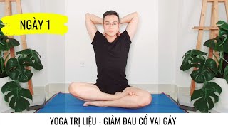 Yoga Trị Liệu CỔ, VAI, GÁY: Giảm nhức mỏi vai cổ, Giảm thoái hoá đốt sống cổ | YOGA WITH BRIAN