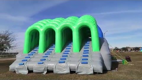 Inflatable 5K obstacle course