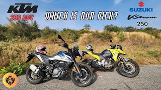 KTM 250 Adventure VS Suzuki V-Strom 250SX