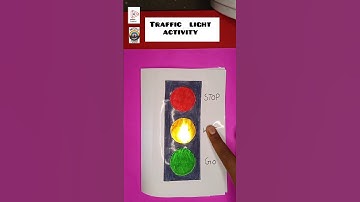 Traffic Light Activity #shorts #activity #craft #craftideas #craftprojects @MeeMicreative#yt