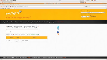 4 - bWAPP Tutorials - HTML Injection - Stored Blog