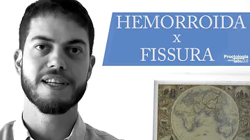 Qual a diferença entre hemorroidas e fissura?