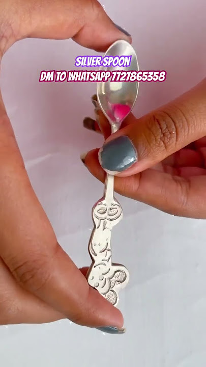 Beautiful silver spoon with 67% discount 🌸✨#youtubeshorts #viralvideos #ytshorts