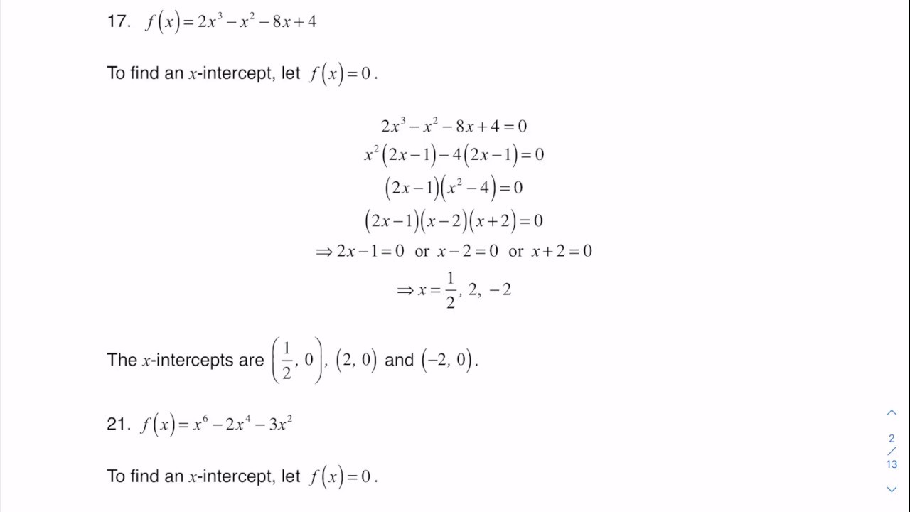 Math 31 HW Section 5.3 #17 - YouTube