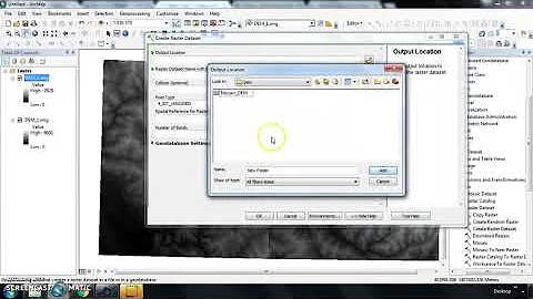 DEM Mosaic Process Using ArcGIS