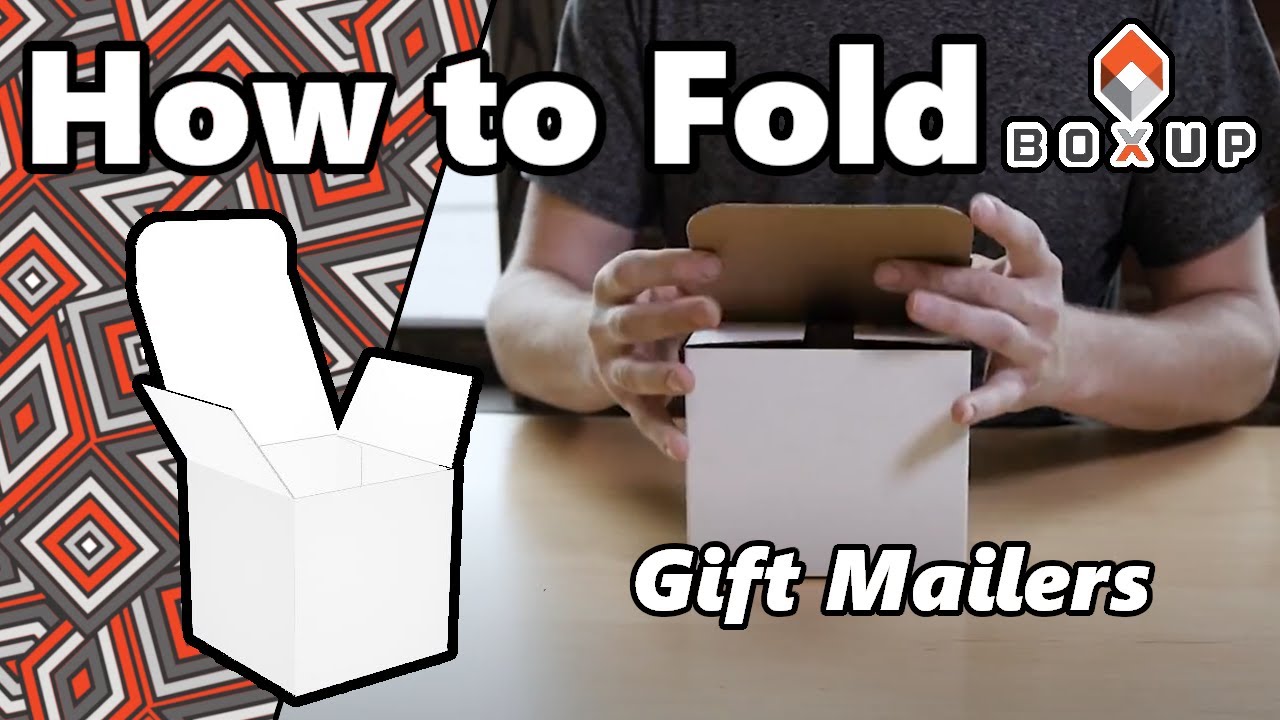 How To Fold BoxUp Gift Boxes YouTube