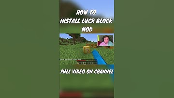 INSTALLING LUCKY BLOCKS MOD ON JAVA!! (1.18.1 VERSION) #shorts