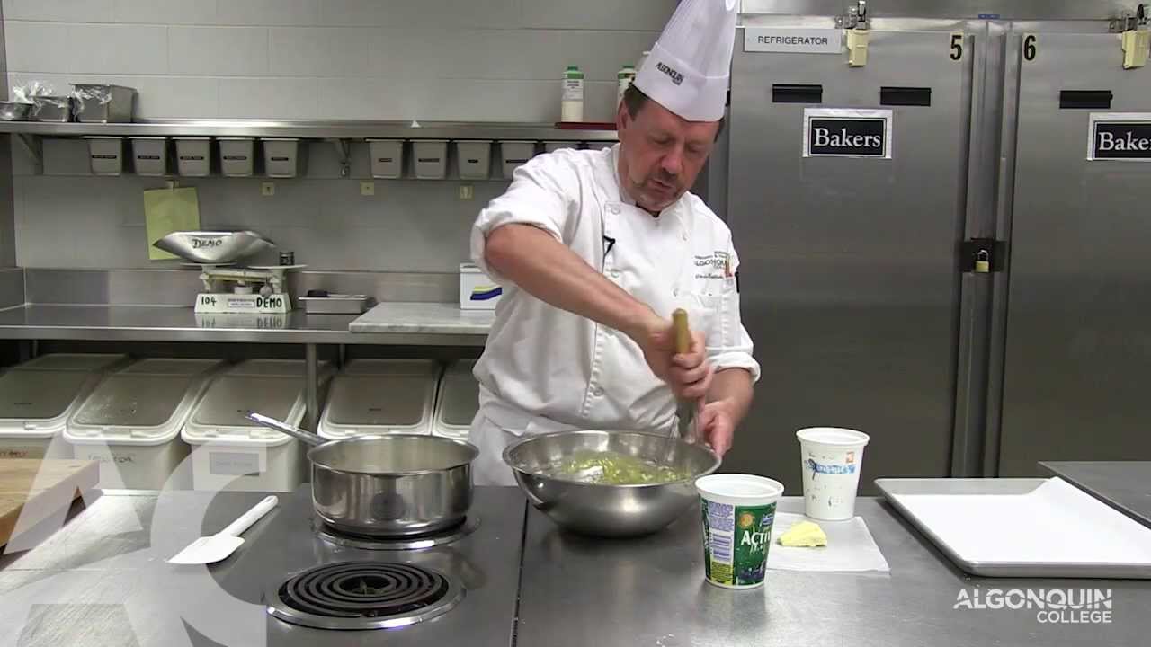 Producing a Vanilla Pudding (Custard) - YouTube