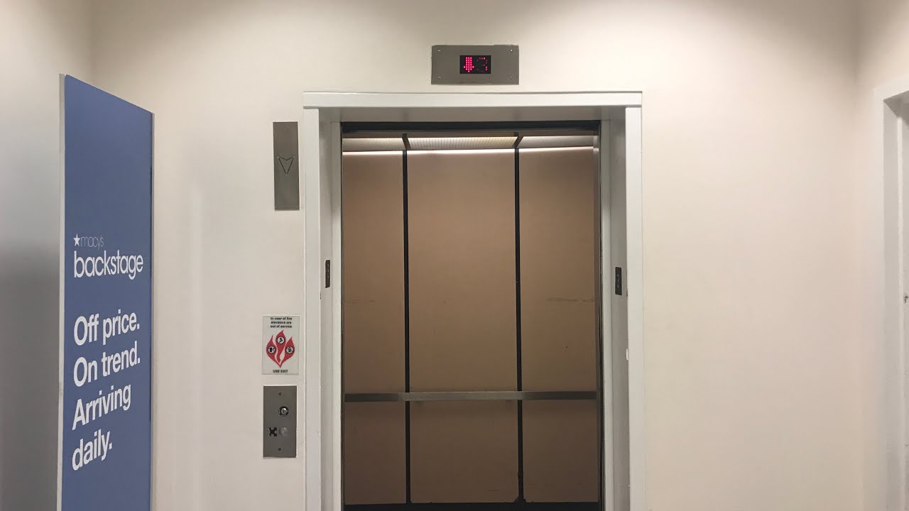 Modded Montgomery??? Hydraulic Elevator at Macy's, Palisades Center