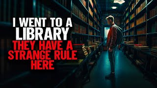 I Went To A Library. They Have A STRANGE Rule Here