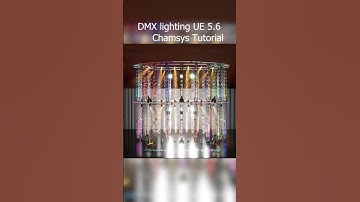 #shorts  Learn UE 5.6 DMX tutorial with Chamsys