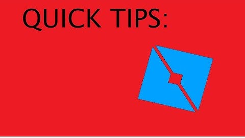 Quick Tips: #1 Fix Object Not Moving (ROBLOX Studio)