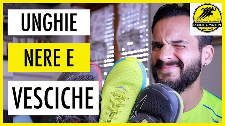 Scarpe da Running: unghie nere e vesciche ai piedi