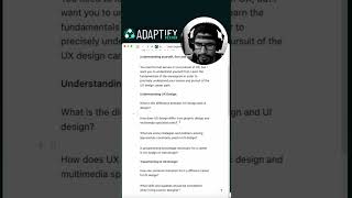 P2: How does UX design differ from graphic design