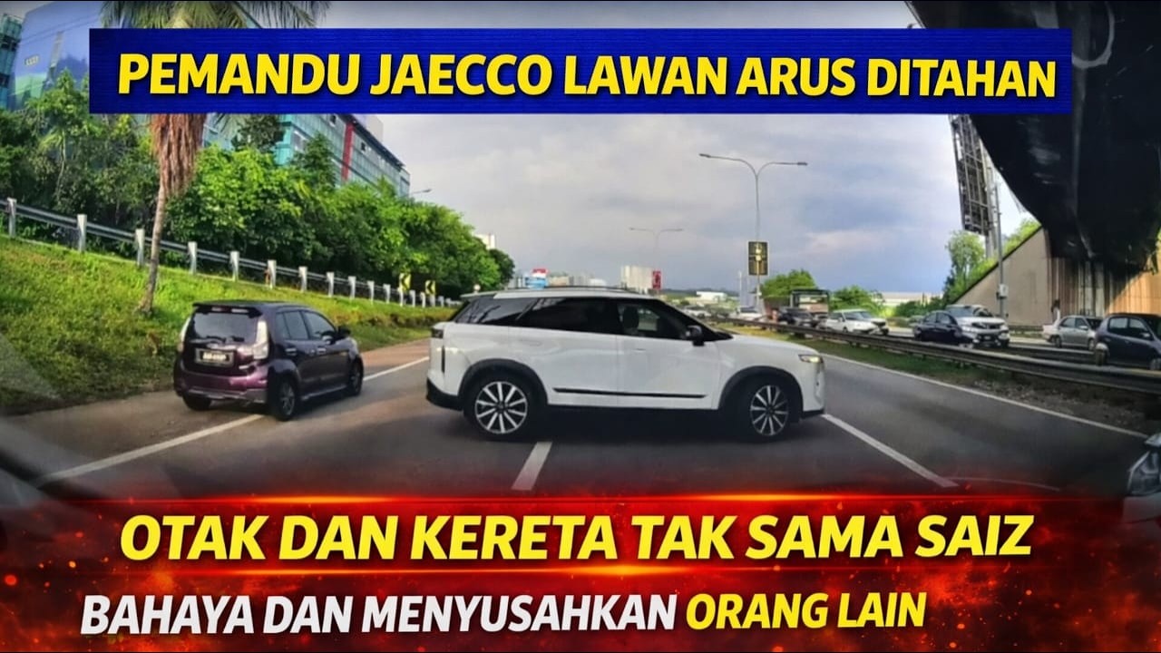 LELAKI DITAHAN PANDU SUV LAWAN ARUS DI LEBUHRAYA PERSEKUTUAN