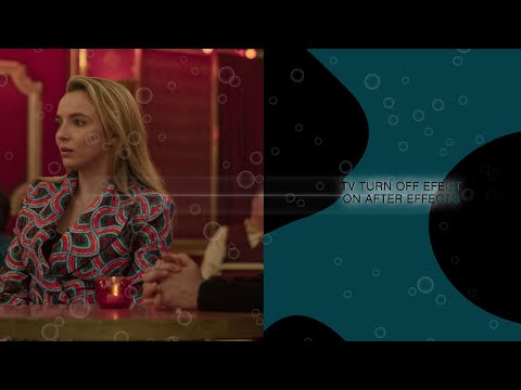 TV turn off effect on after effects