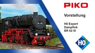 PIKO [V140] H0 Expert Dampflok BR 62 DB III 50700ff