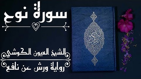 سورة نوح-الشيخ العيون الكوشي