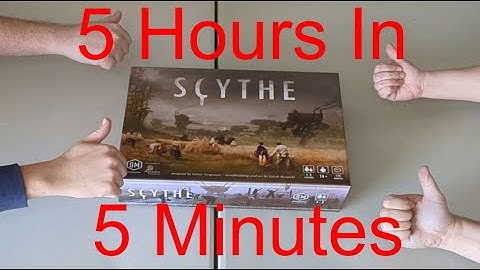 Scythe: time lapse playthrough and review.  Turning a 5 hour game into 5 Min.