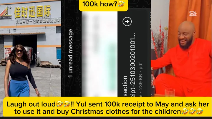 Laugh out loud🤣🤣!! Yul sent 100k receipt to May and ask her to use it and buy Christmas clothes…
