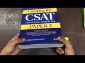 🔥🔥Review of Best Book to Crack CSAT with previous year solved questions & examples for upsc CSE