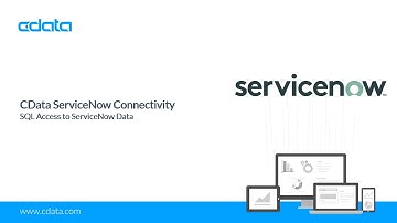 Connect to ServiceNow Data from Anywhere | CData Drivers & Connectors