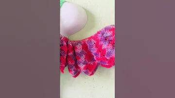 Croptop Kiểu Rớt Vai SEN Lotus Crochet Croptop Knitting Handmade Diy 