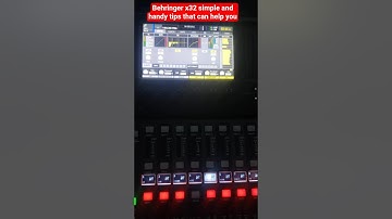 Behringer x32 quick guide; shutdown, reset, save scene. #Soundtech #Churchsound #x32Tutorial