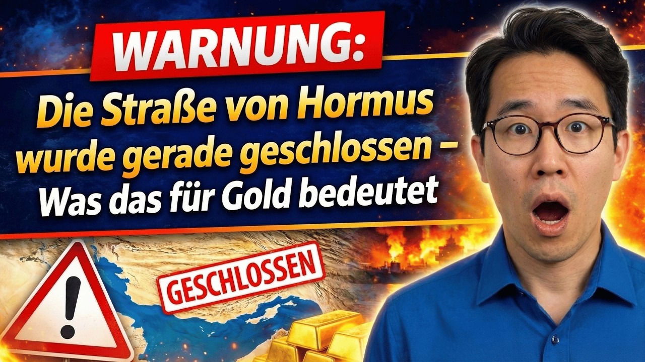 Straße von Hormus geschlossen: Was diese Krise jetzt für den Goldpreis bedeutet.