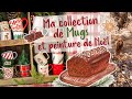 🎄 STUDIO VLOG #15🎄 Ma collection de mugs et Peintures de Noël !