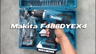 Mesin Bor Baterai Cordless Drill Makita DF488D DF488 DF488D005 74pcs