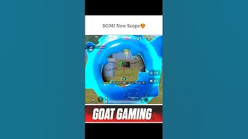 BGMI New Scope😍😱 #bgmi #viral #shorts #1v4cluch