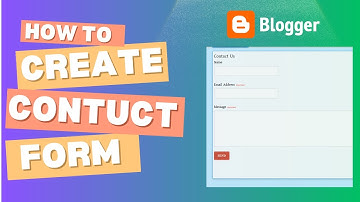 How To Create Contact Us Page In Blogger |  Contact Form For Blogger  | Blogger Bangla Tutorial 2025