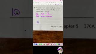 Lesson 9.3 #9 Homework, Go Math! Grade 4