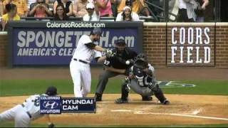2009/06/14 Helton's RBI single
