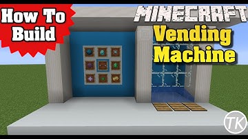 How to Build a WORKING Vending Machine in Minecraft! (Redstone Tutorial)