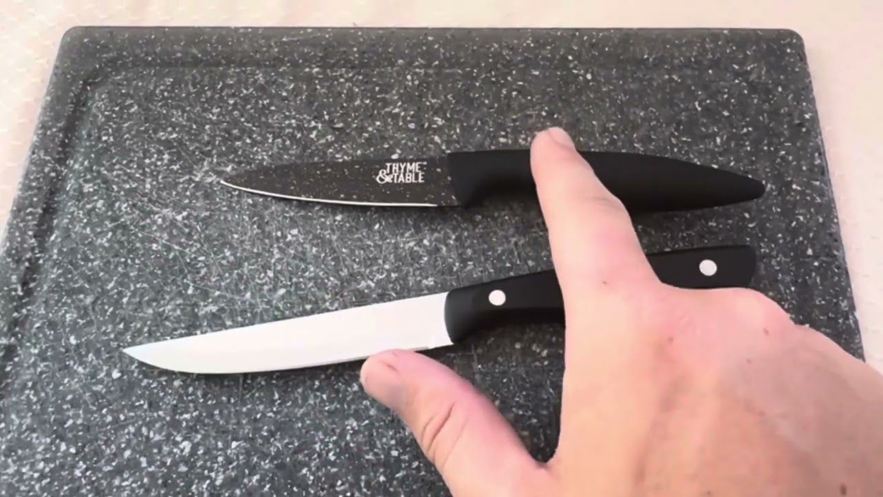 Thyme and Table Knife Vs Farberware Steak Knife 