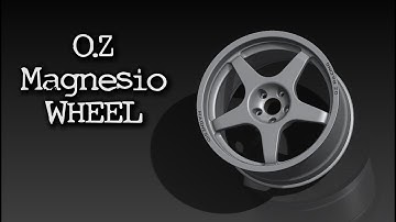 O.Z Racing Magnesio wheel - 3D Scan Revopoint POP 2