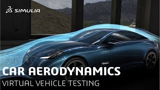 Car Aerodynamics | Virtual Vehicle Testing on the SIMULIA Bleu Car