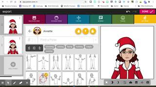Create your avatar for your card in Pixton