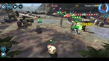 [3v3] JTR/BB-8/R2-D2 vs. CLS/C-3PO/Chewpio: 56 banners