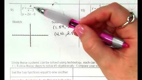 systems of non linear equations 15 16