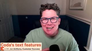 Introduction to text editing in Coda