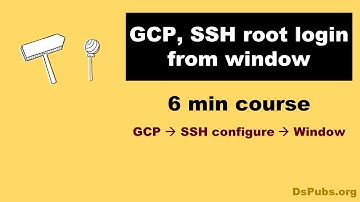 GCP, SSH, Root Login from Window