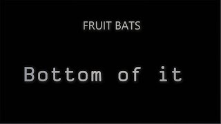 Fruit Bats 'The Bottom of It' (lyrics)
