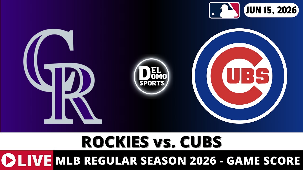 COLORADO ROCKIES VS CHICAGO CUBS ⚾️ MLB Game Score Radio Play-by-Play