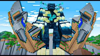 I Spawn Warden Mutant Inside The Temple of Notch in Minecraft! Wither Storm VS Mutant Warden!