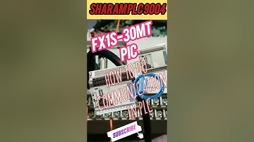 Communicate to Fx1s-30MT PLC #sortvideo#youtubeshorts#PLC