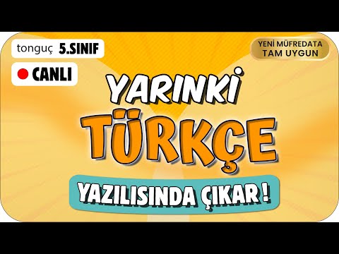 YARINKİ TÜRKÇE SINAVINDA